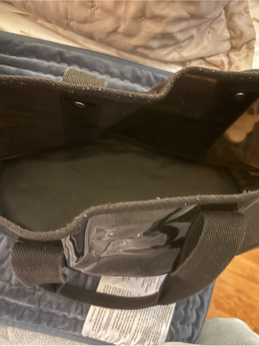 Coach Black Nylon Tote with Top Handles